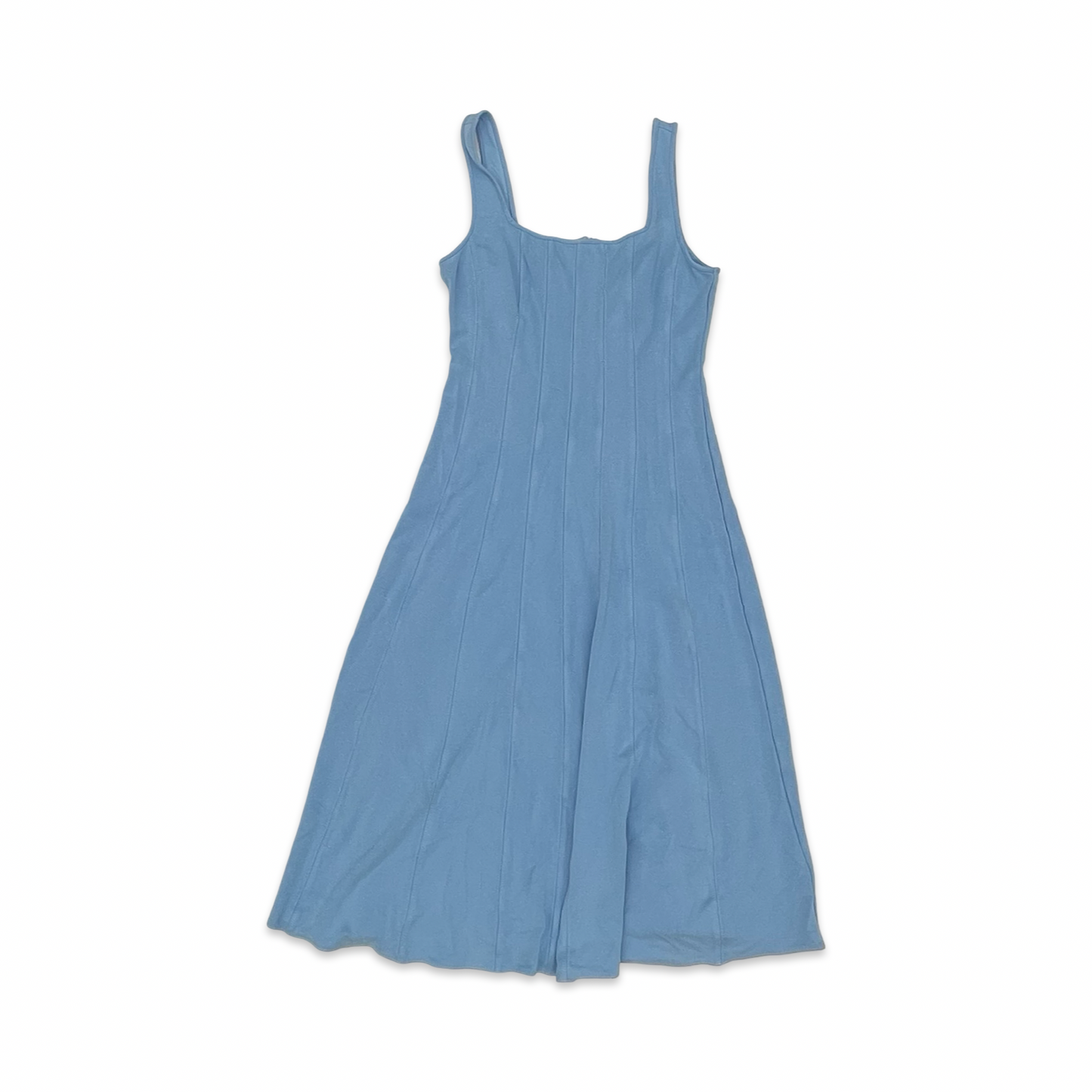 Dress Casual Midi By Loft In Blue, Size:6