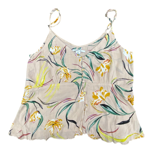 Top Sleeveless By Oneill In Floral Print, Size:M