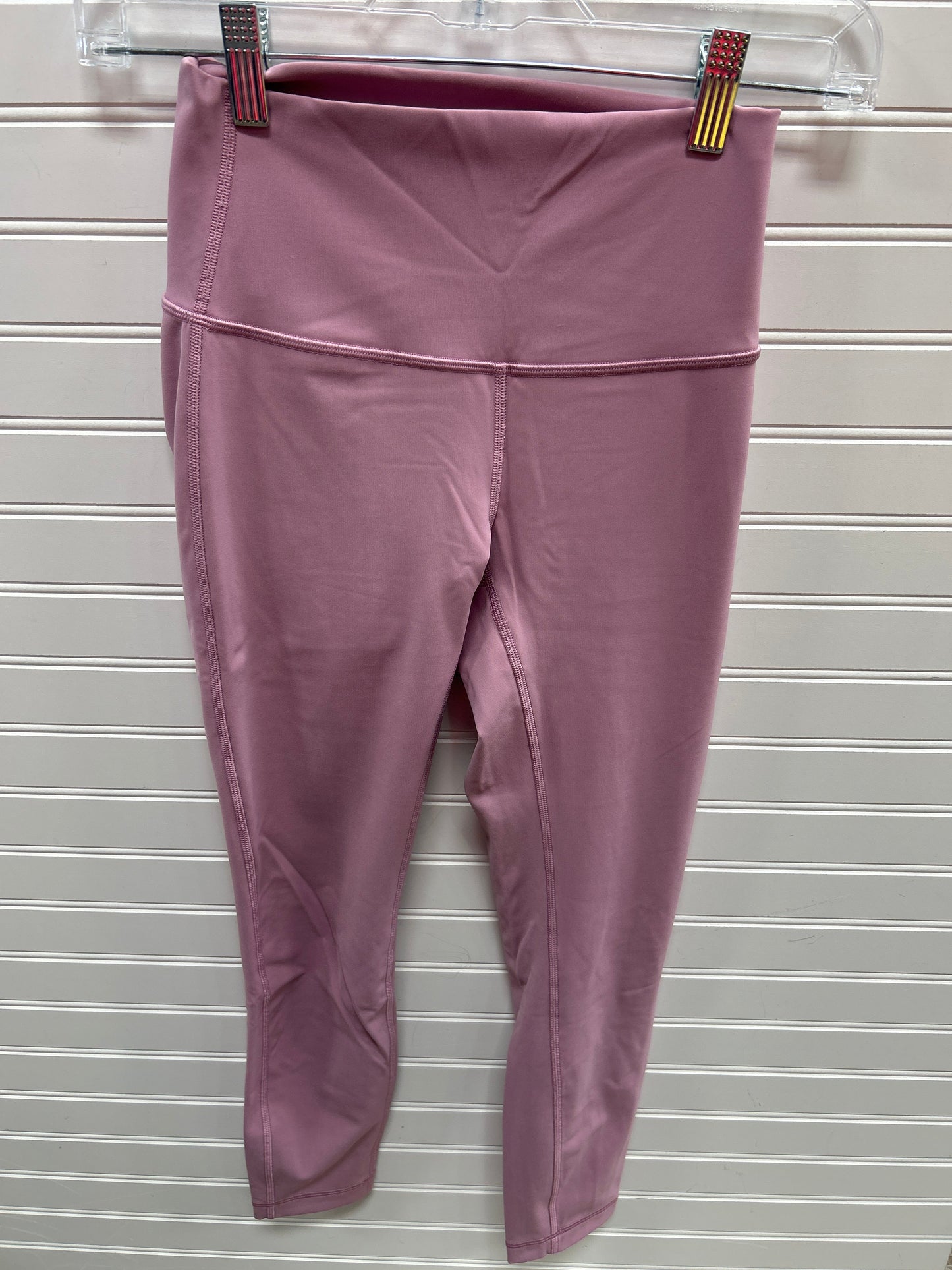 Athletic Leggings By Lululemon In Pink, Size:4