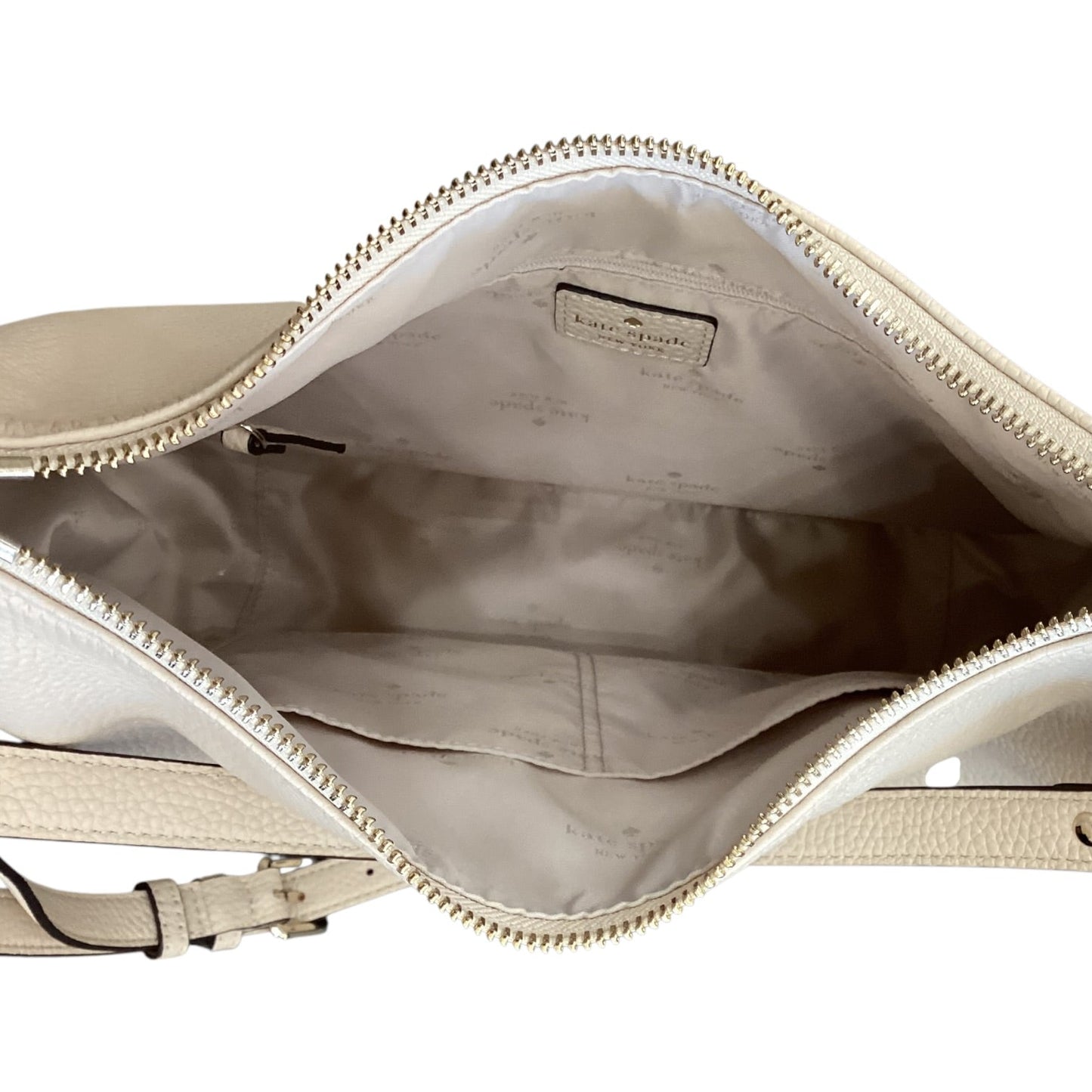 Handbag Designer By Kate Spade In Cream, Size:Large