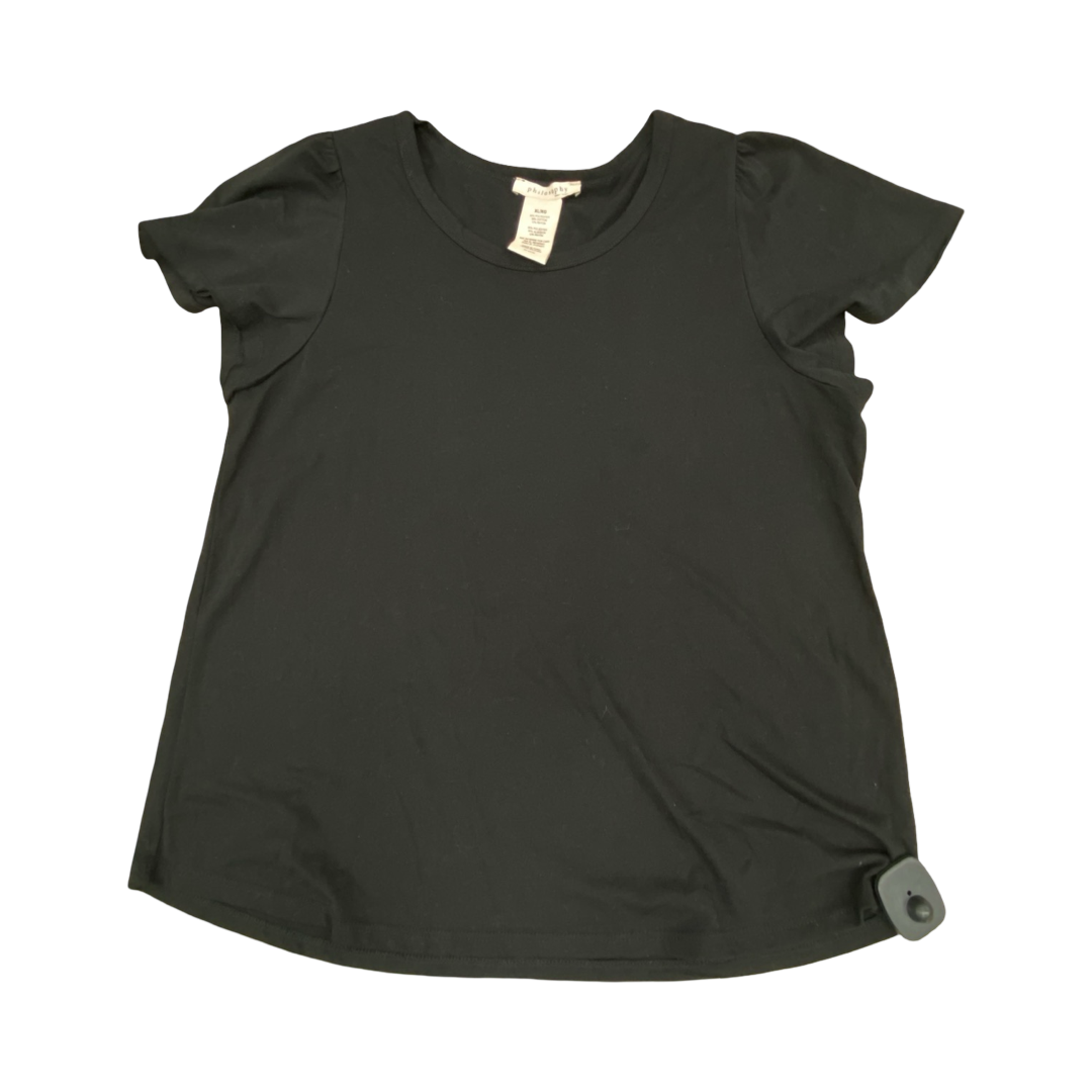 Top Ss By Philosophy In Black, Size:Xl