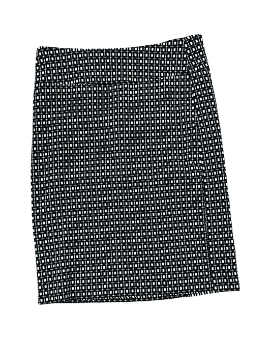 Skirt Midi By Margaret Godfrey In Black & Cream, Size:M