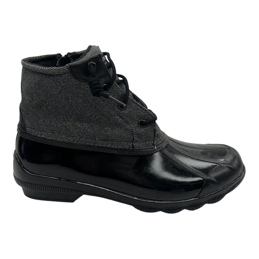 Boots Rain By Sperry In Black, Size:9.5