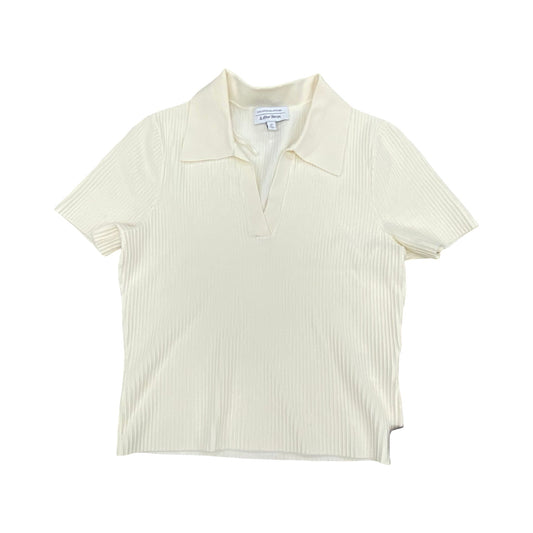 Top Ss By LA Atelier In Cream, Size:S