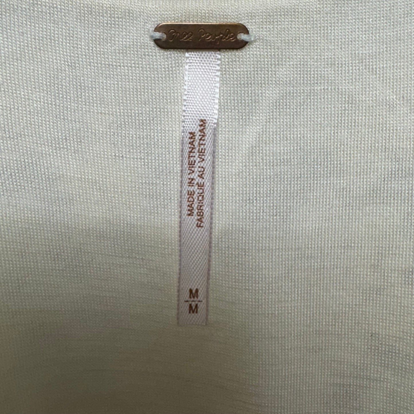 Reflected Moonlight Ombré Lace Foil Fit & Flare Mini Dress By Free People In Cream, Size: M