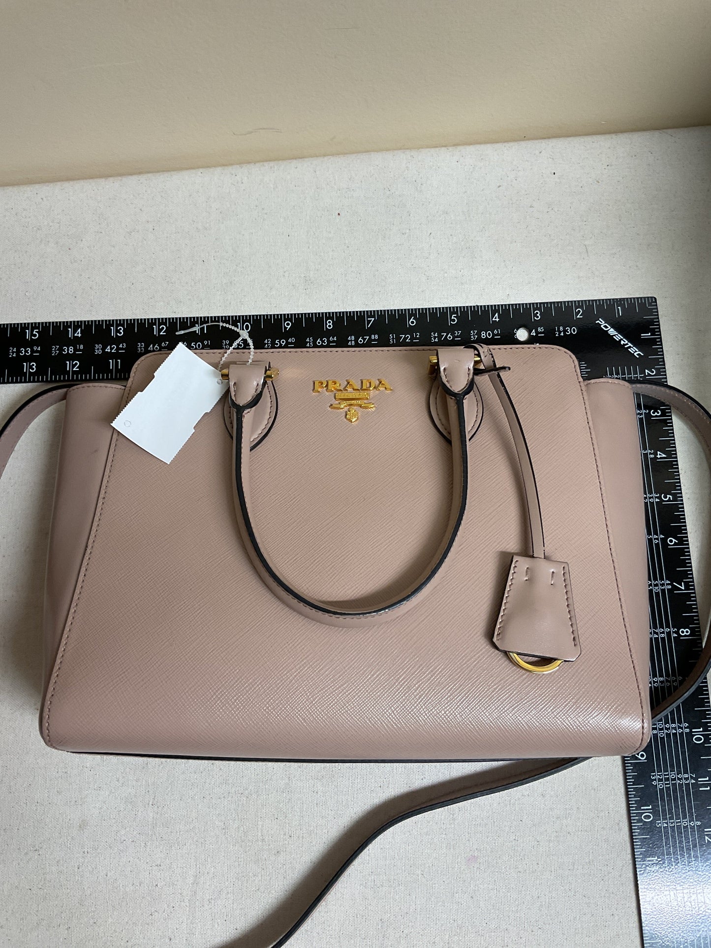 Handbag Luxury Designer By Prada In Pink, Size:Medium