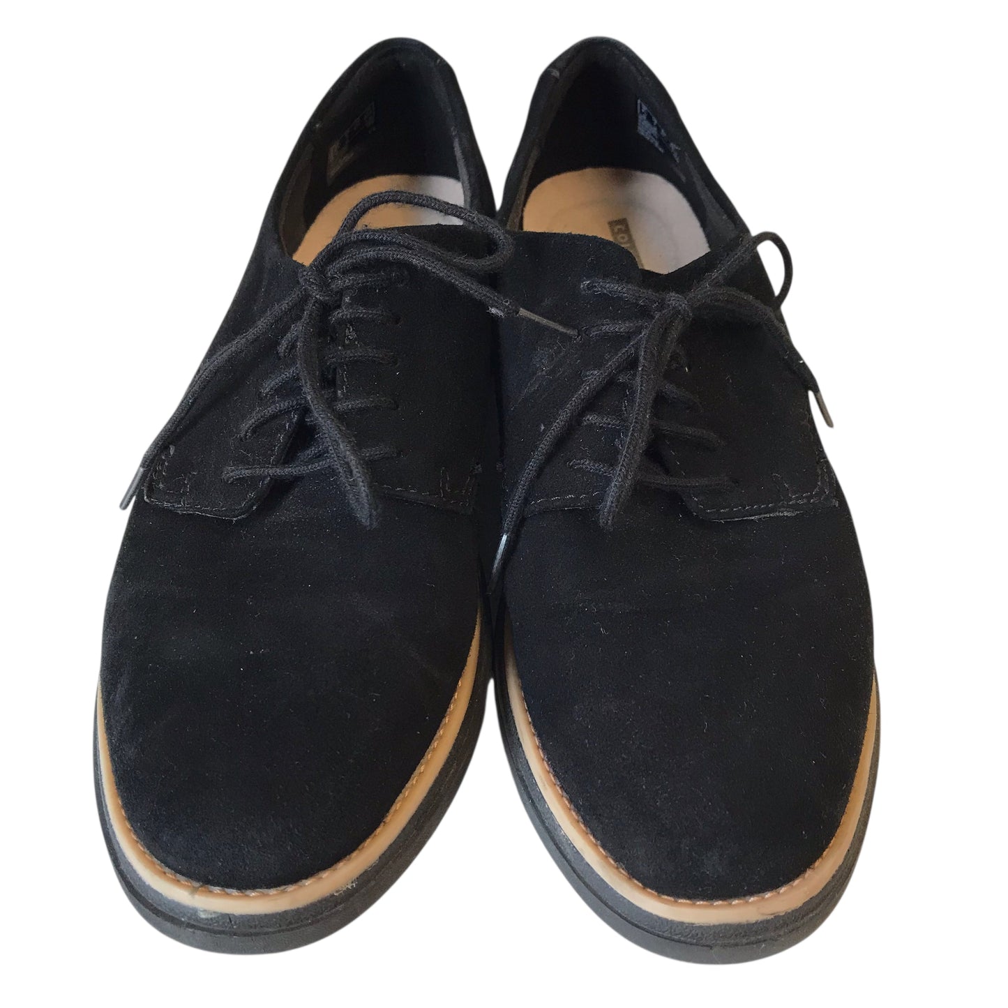 Shoes Flats By Clarks In Black, Size:7