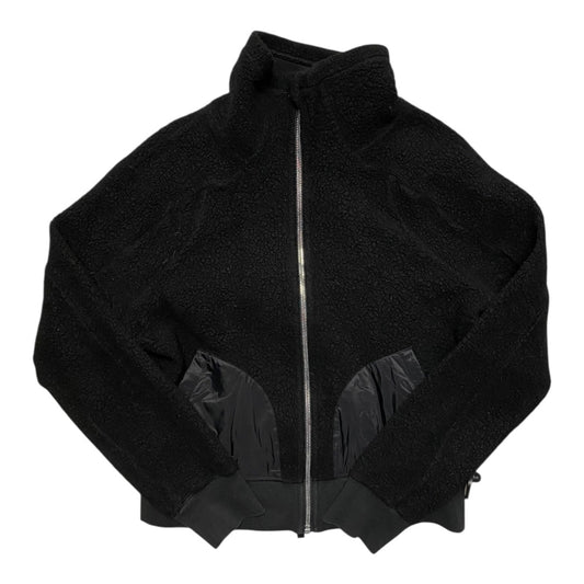 Athletic Jacket By Lululemon In Black, Size:12
