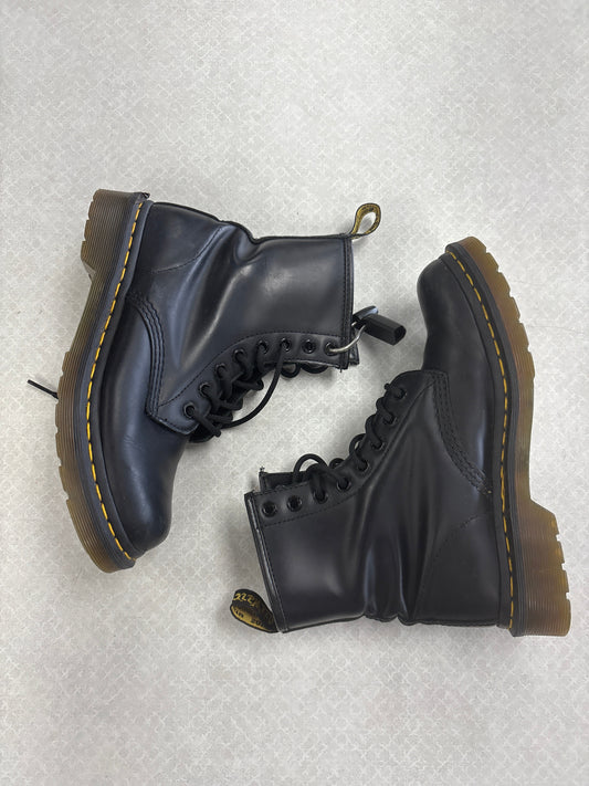 BOOTS COMBAT by DR MARTENS In BLACK, Size: 6