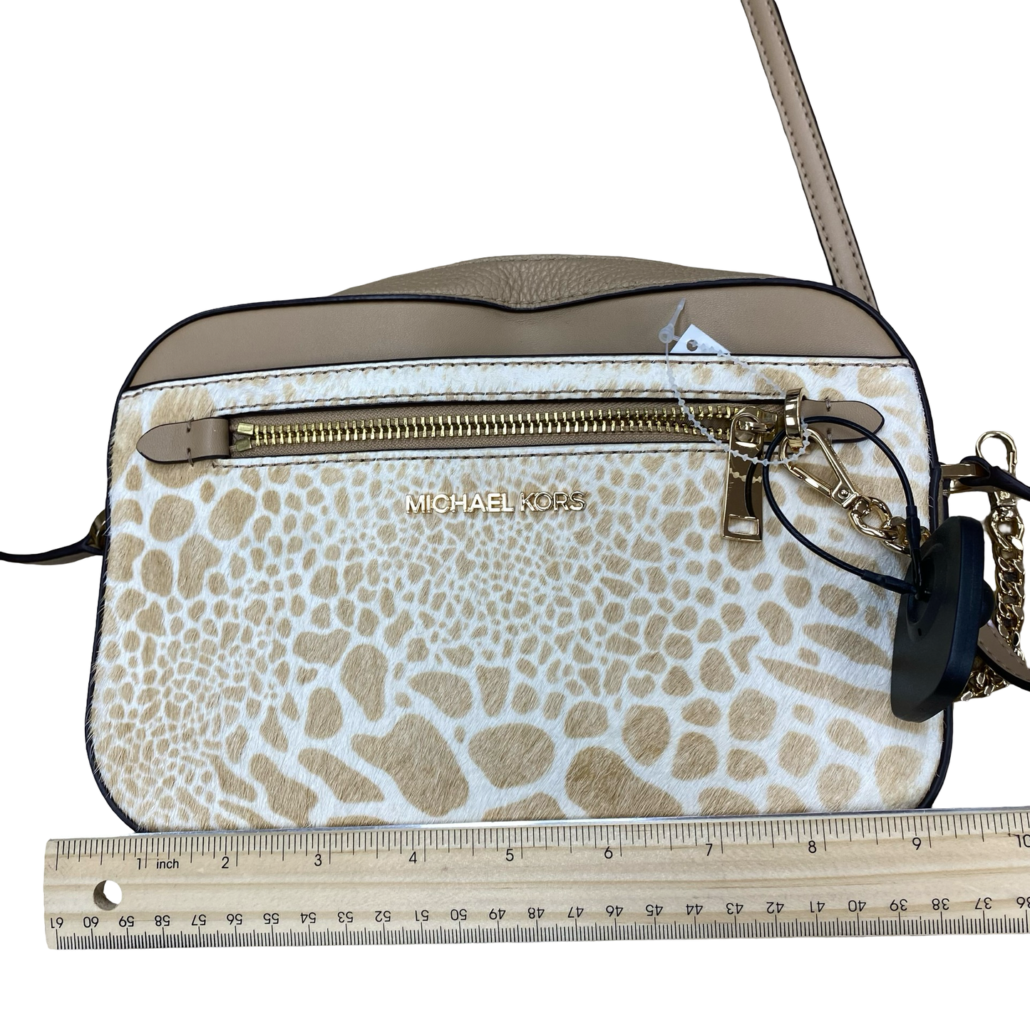 Handbag Designer By Michael Kors In Brown, Size:Medium