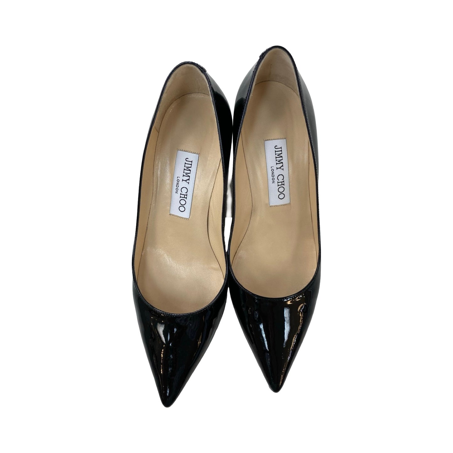 Shoes Luxury Designer By Jimmy Choo In Black, Size:6.5