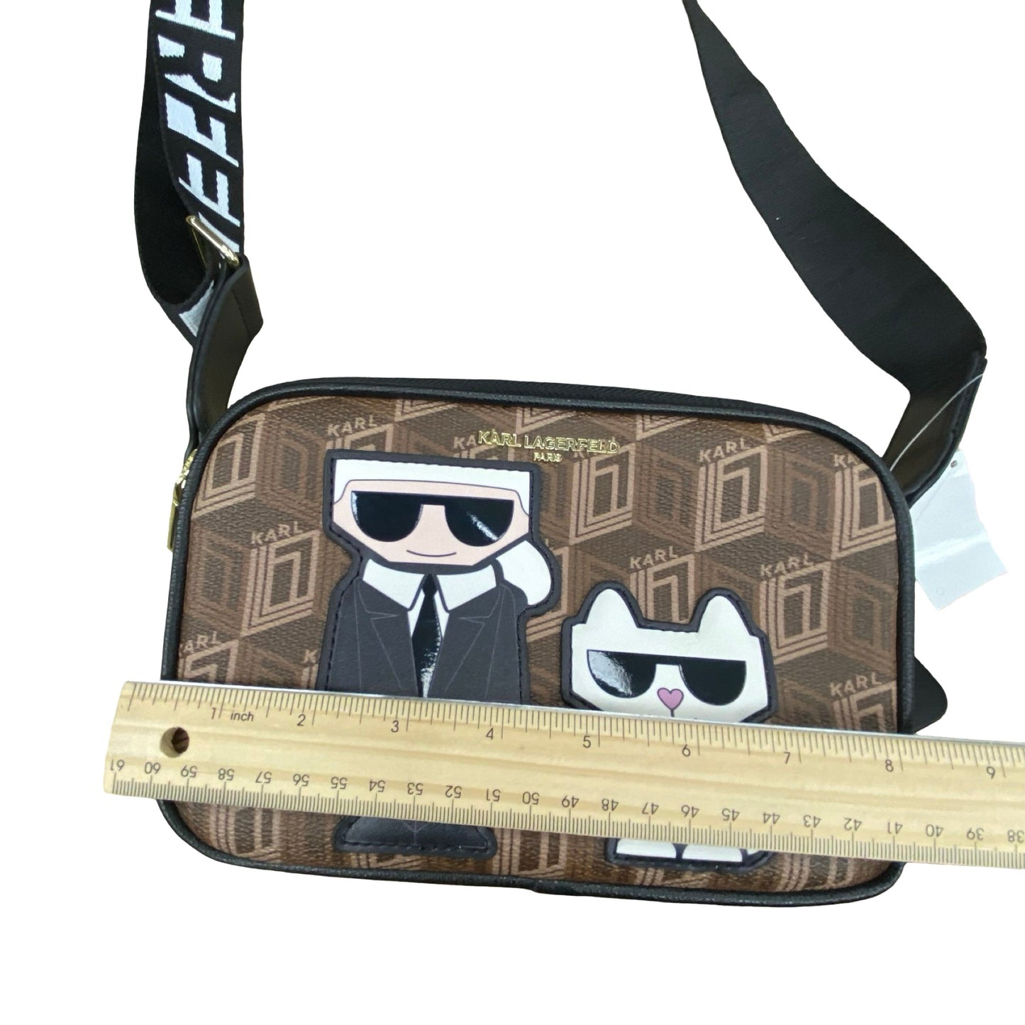 Handbag Designer By Karl Lagerfeld In Multi, Size:Medium
