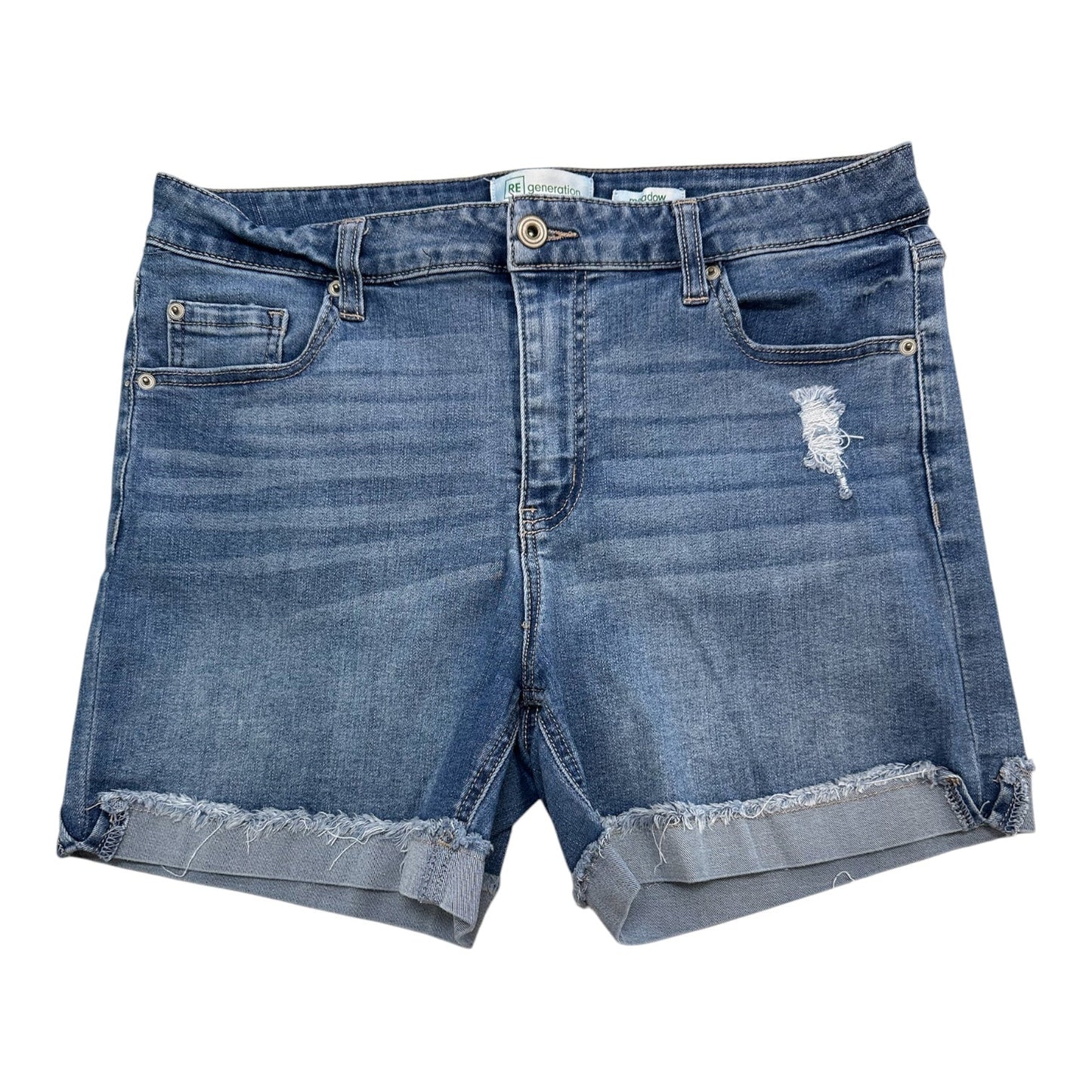 Shorts By Celebrity Pink In Blue Denim, Size:12