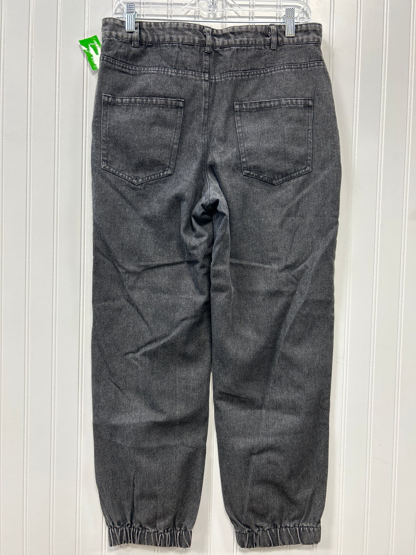 Jeans Straight By Hyfve In Black Denim, Size:L