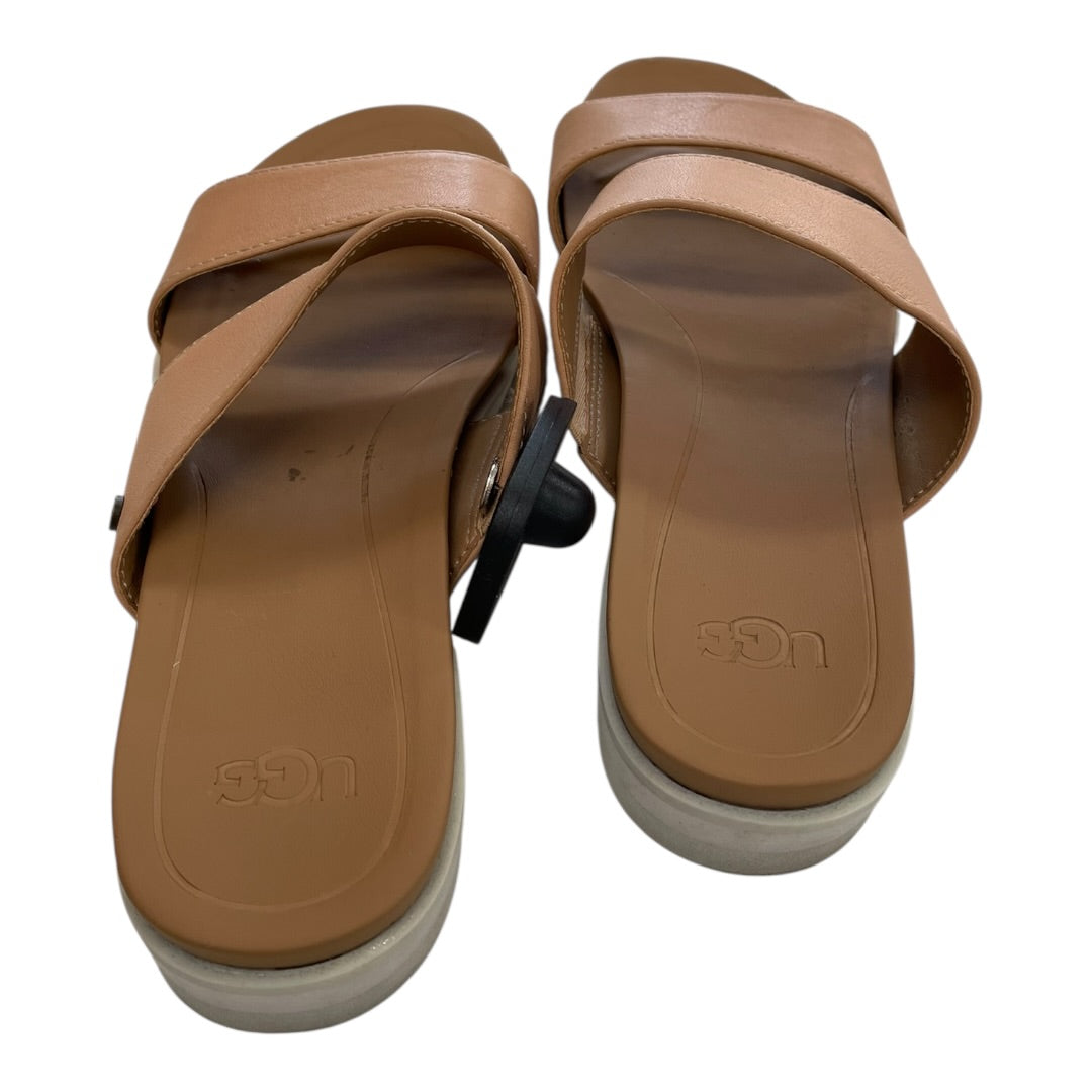 Sandals Designer By Ugg In Brown, Size:5.5