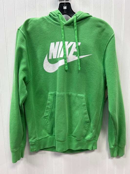 Sweatshirt Hoodie By Nike Apparel In Green, Size:S