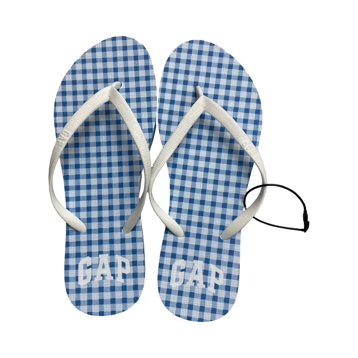 Sandals Flip Flops By Gap In Blue & White, Size:7