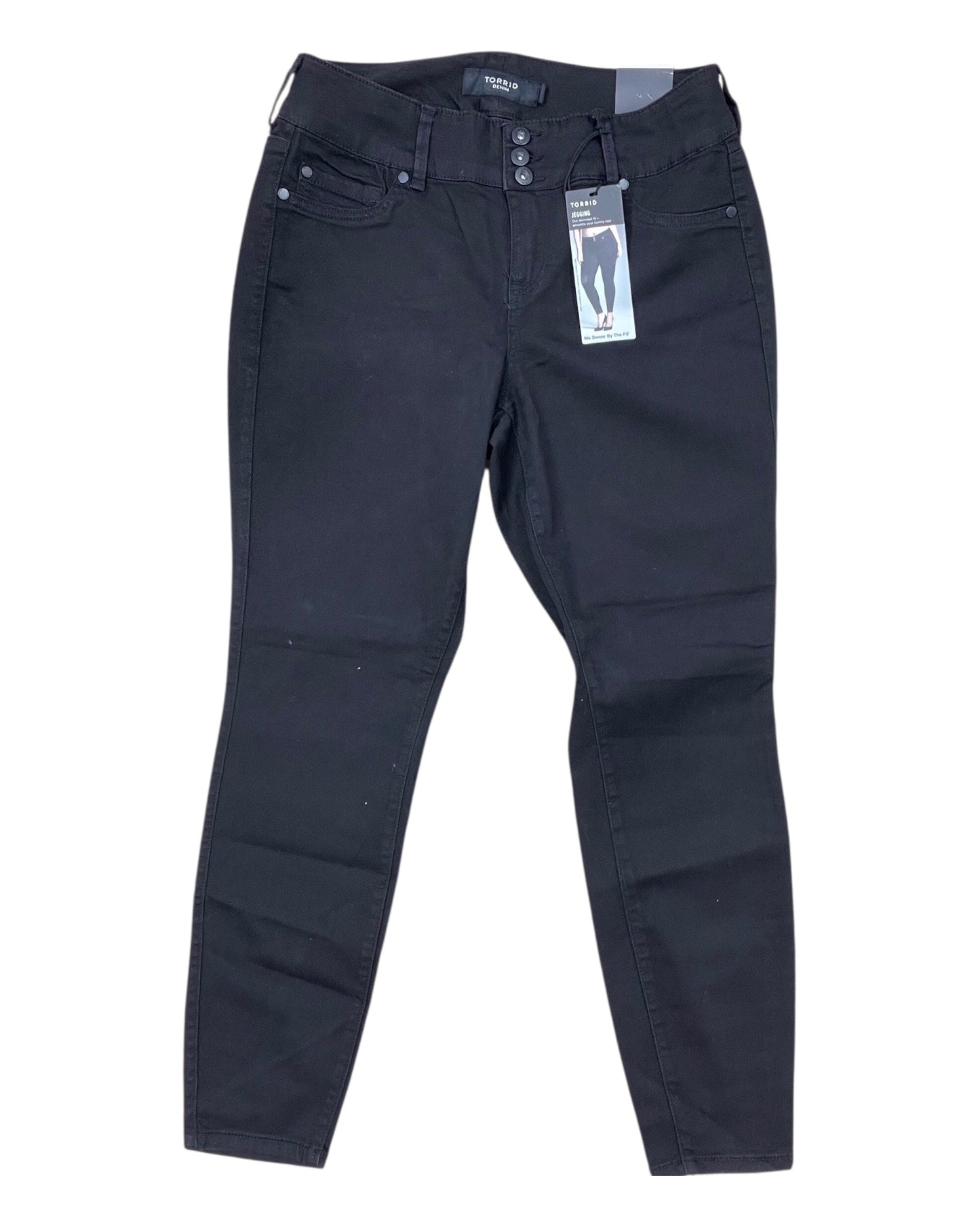 Jeans Jeggings By Torrid In Black, Size:14
