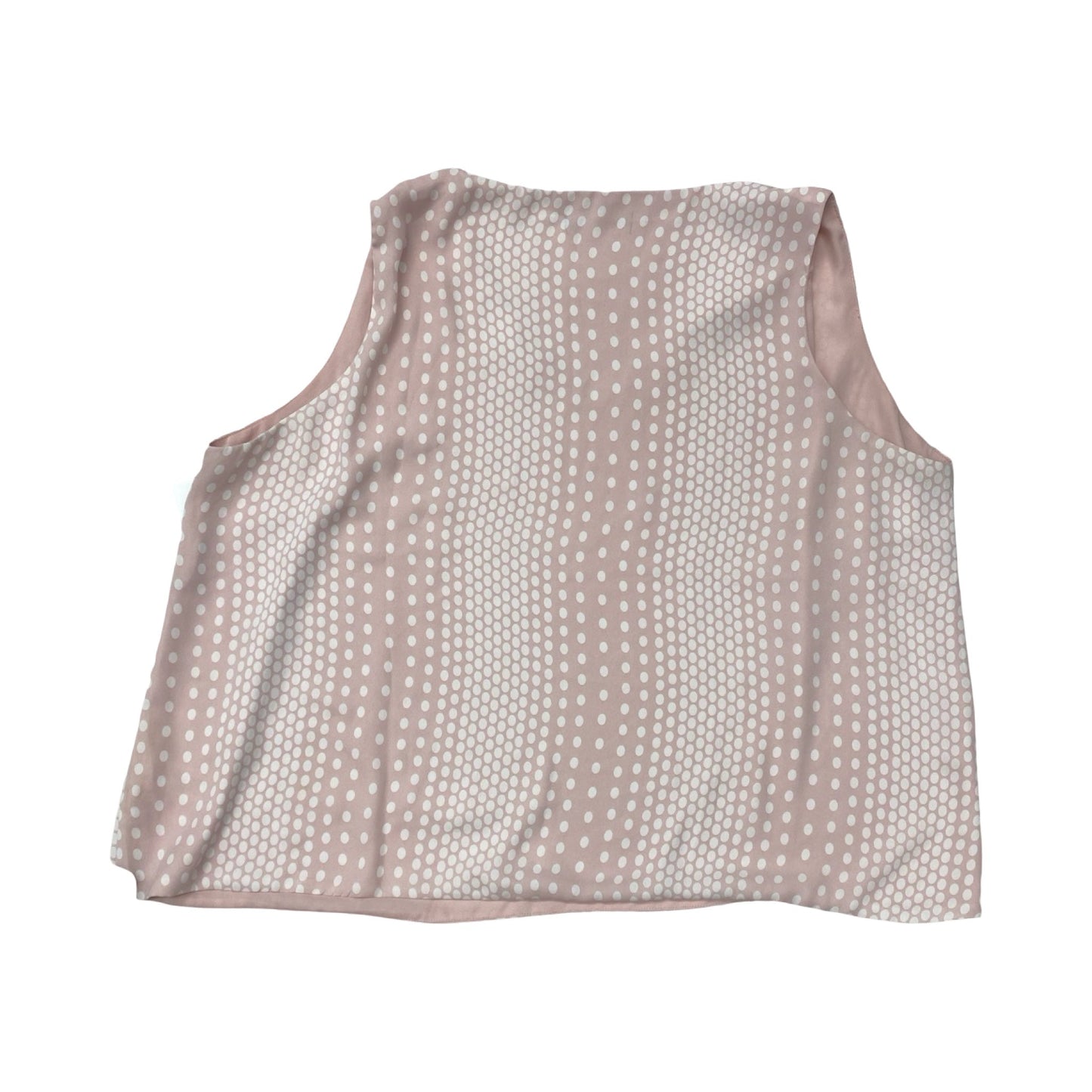 Top Sleeveless By T Tahari In Polkadot Pattern, Size:Xxl
