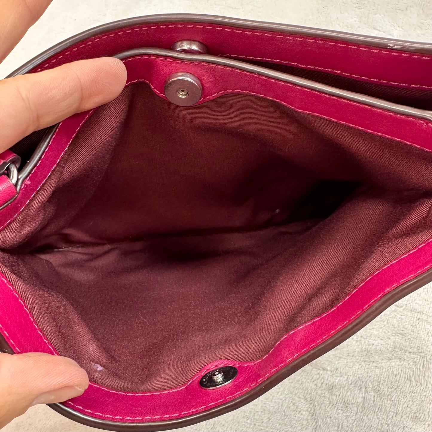 Handbag Designer By Coach, Size: Small
