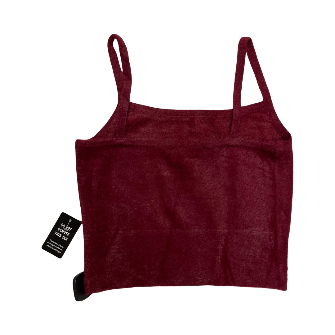 Top Sleeveless By Express In Red, Size:M