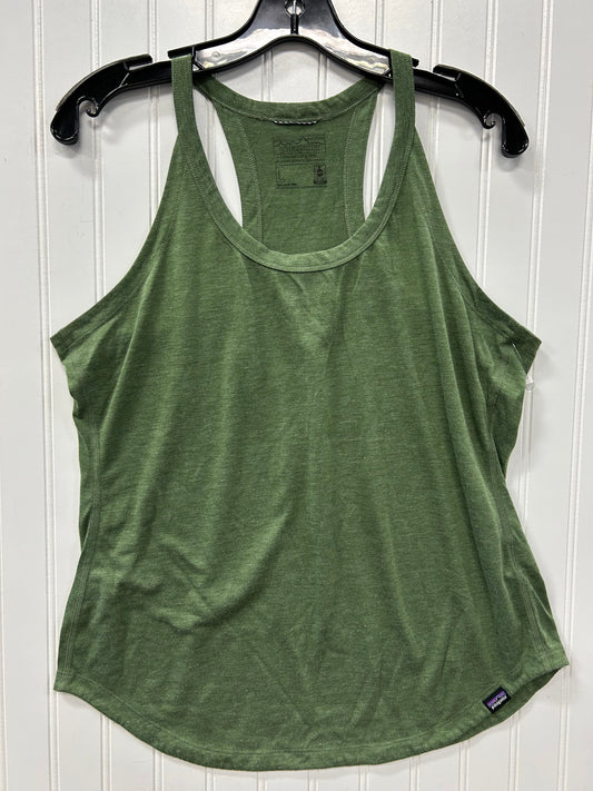 Athletic Tank Top By Patagonia In Green, Size:L