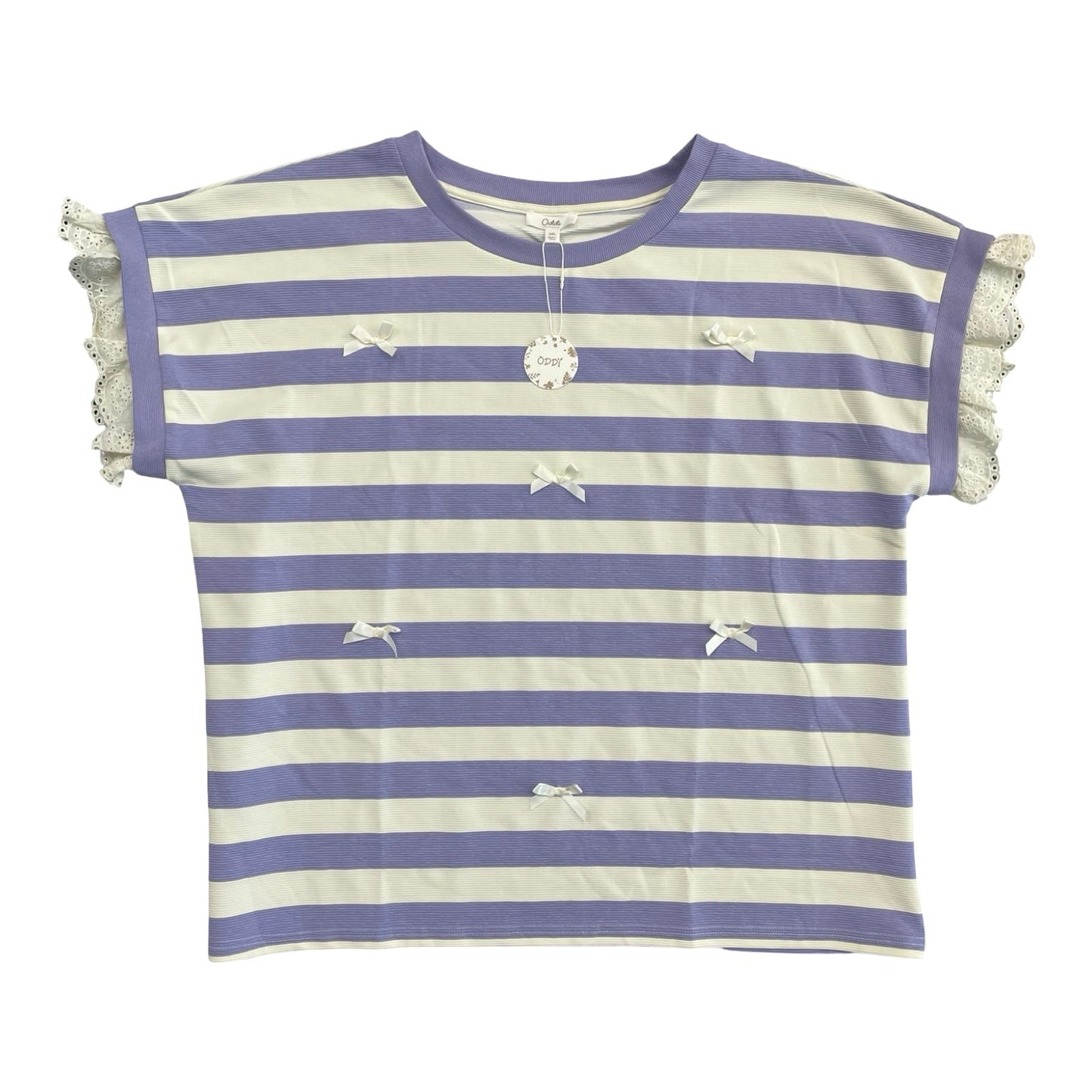 Top Ss By Oddi In Striped Pattern, Size:3X