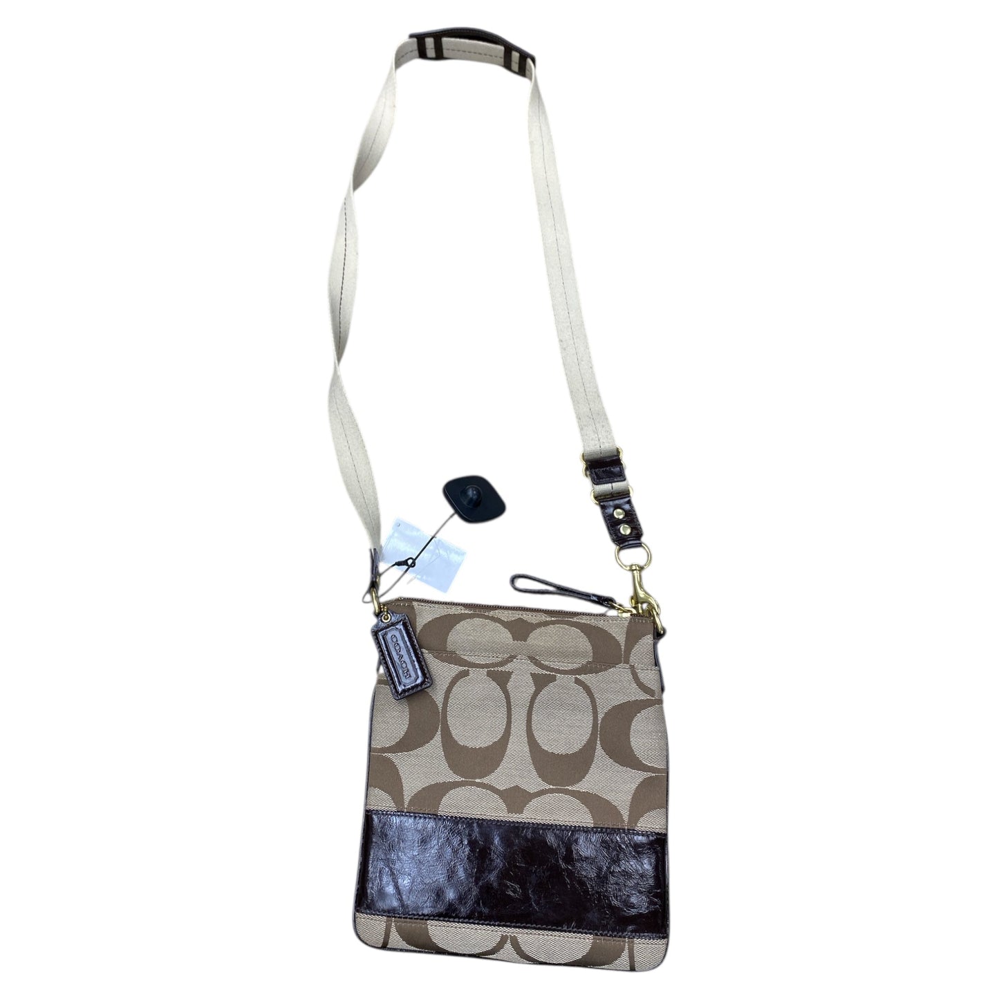 Handbag Designer By Coach In Brown, Size:Small