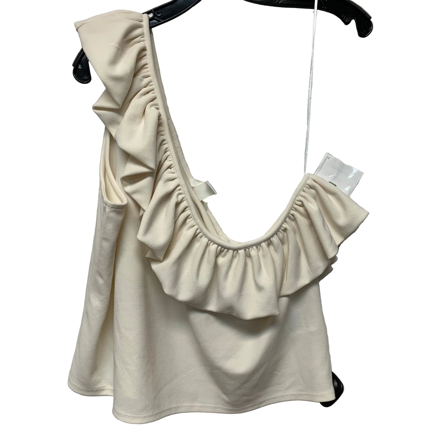 Top Sleeveless By H&m In Cream, Size: 1x