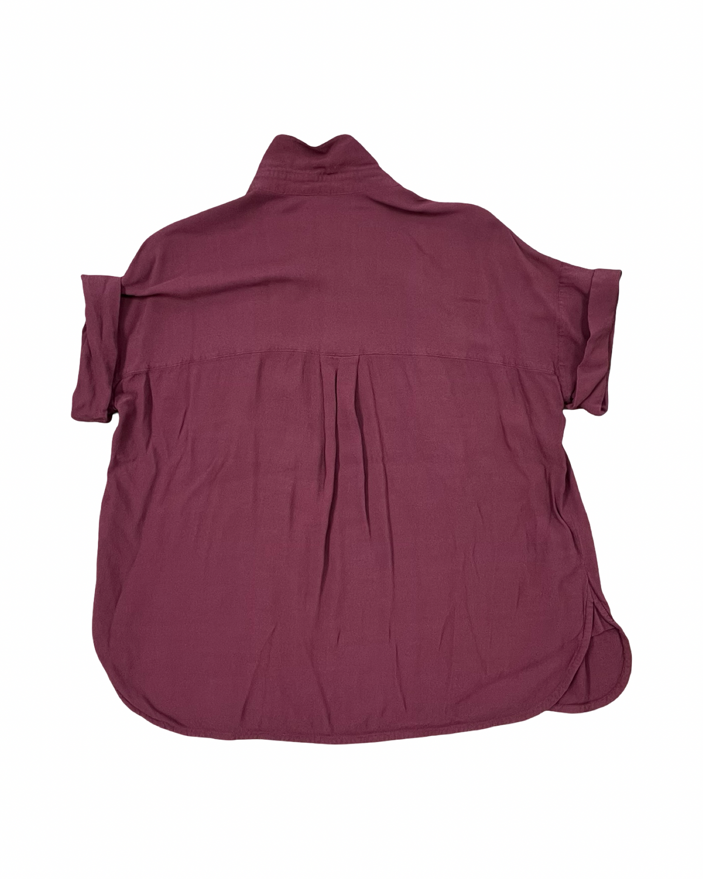 Blouse Ss By Madewell In Maroon, Size:S