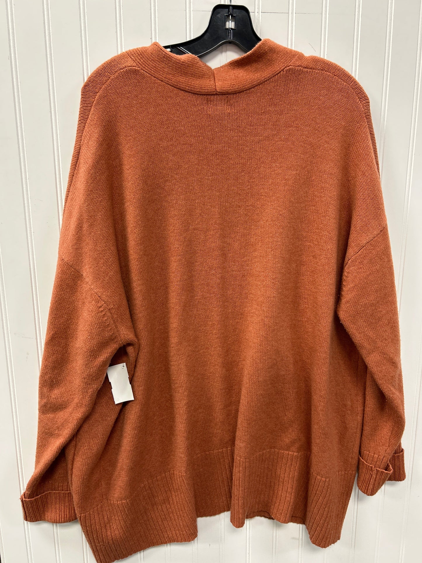 Sweater Cardigan By A New Day In Orange, Size:Xl