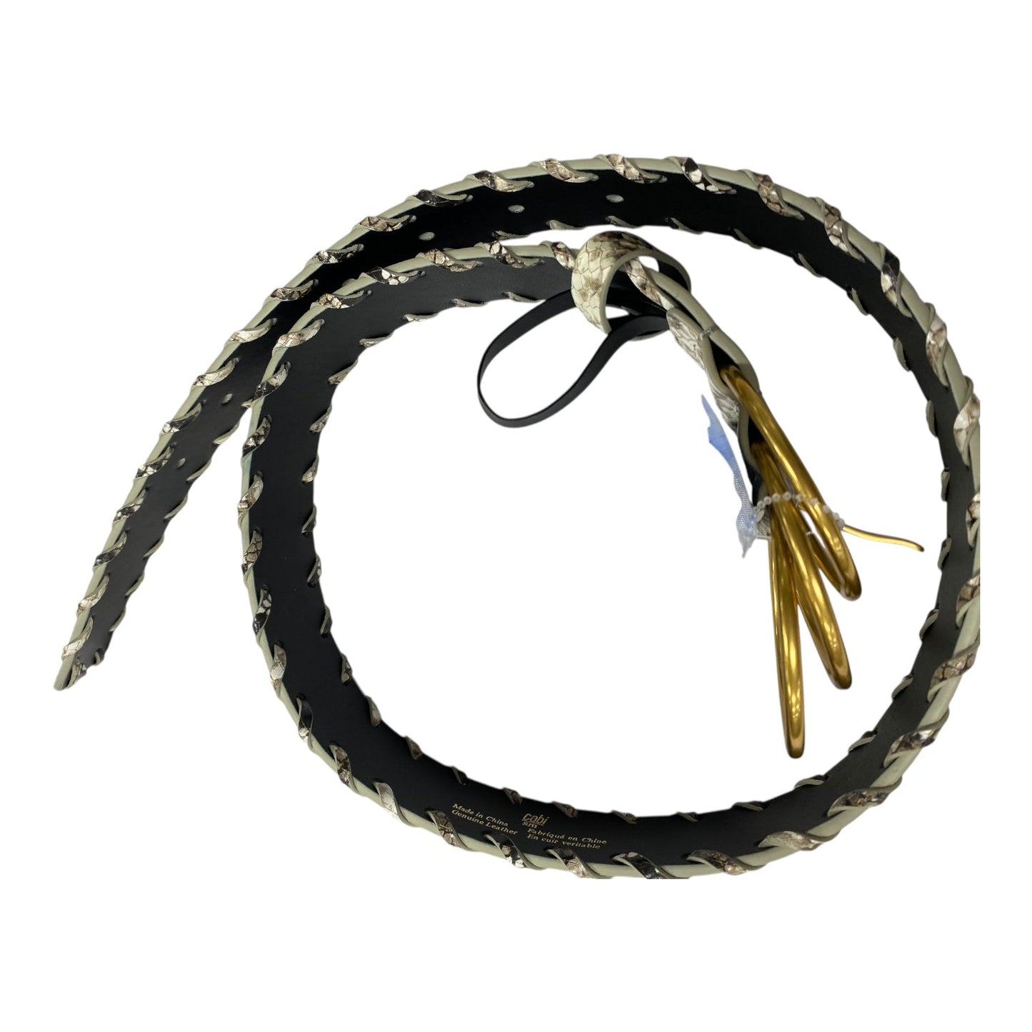 Belt By Cabi In Snakeskin Print