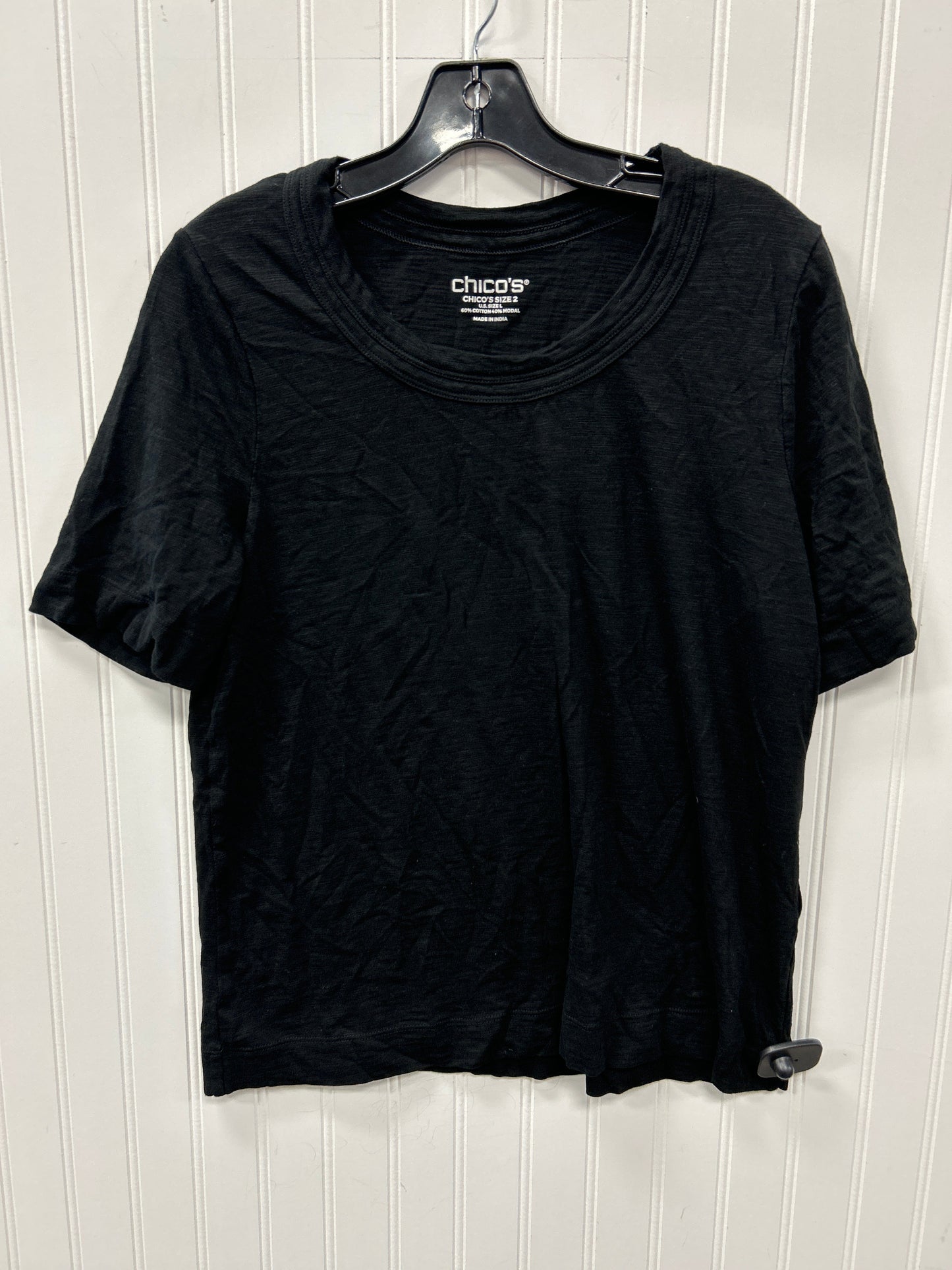 Top Ss By Chicos In Black, Size:L