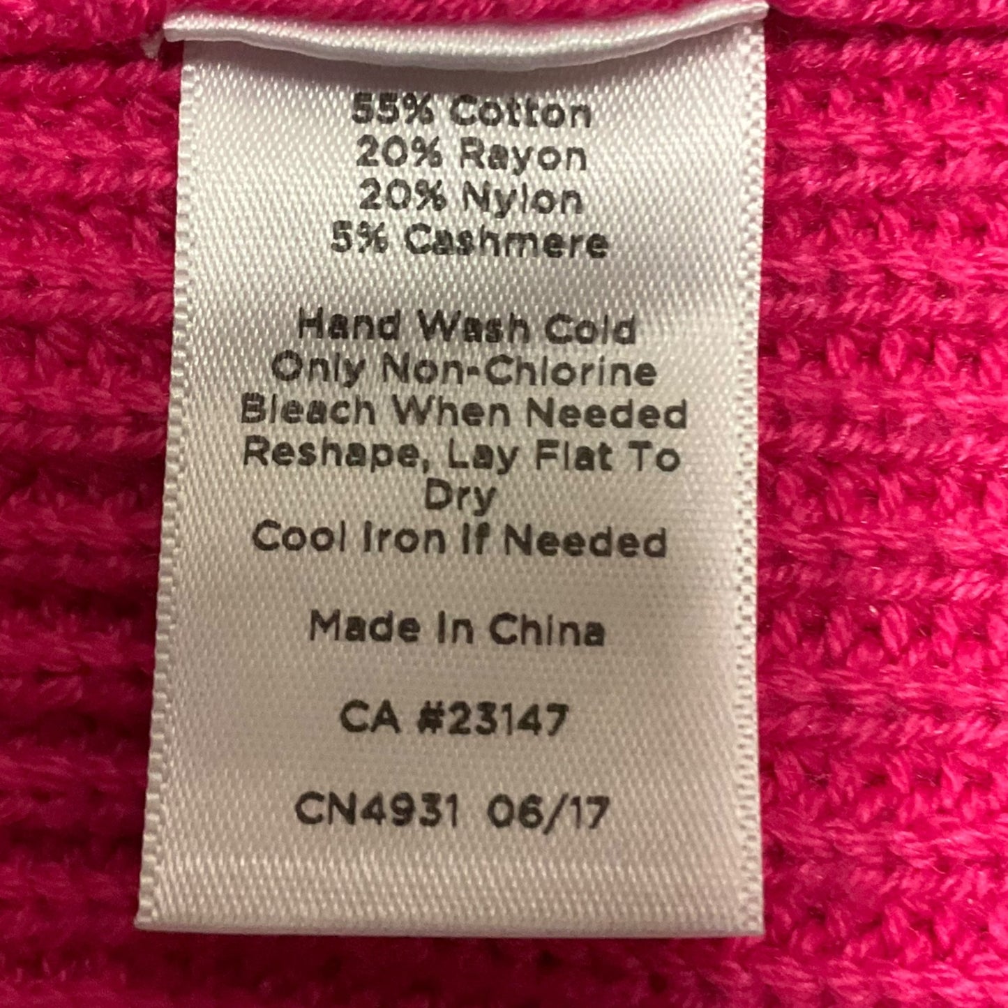 Sweater By Talbots In Pink, Size:Xl