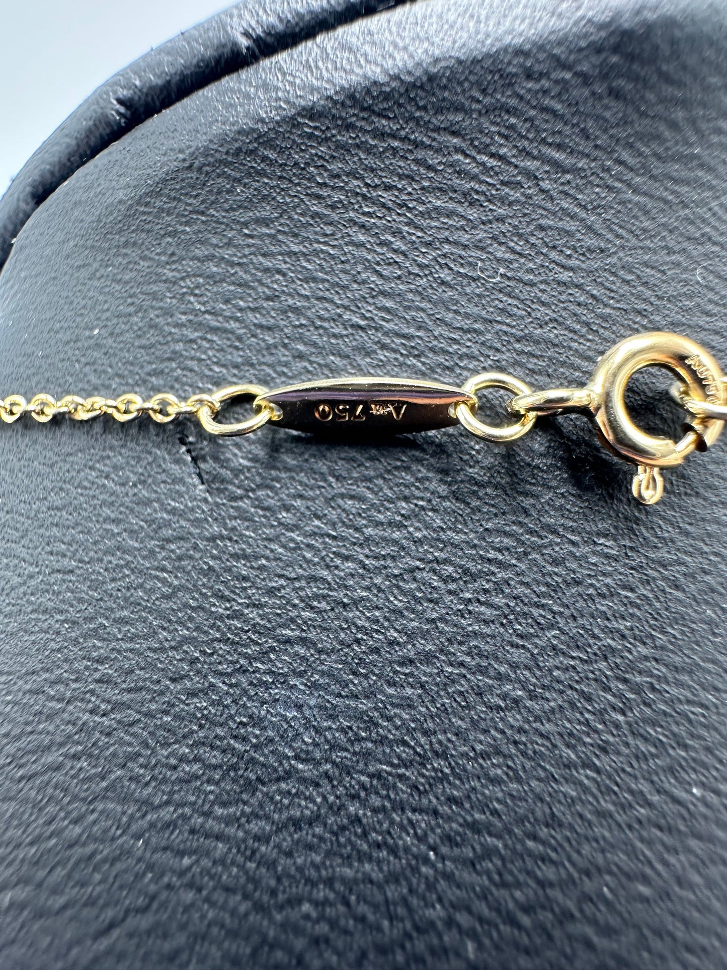 Tiffany & Company 18K Elsa Peretti Open Heart Designer Luxury Necklace