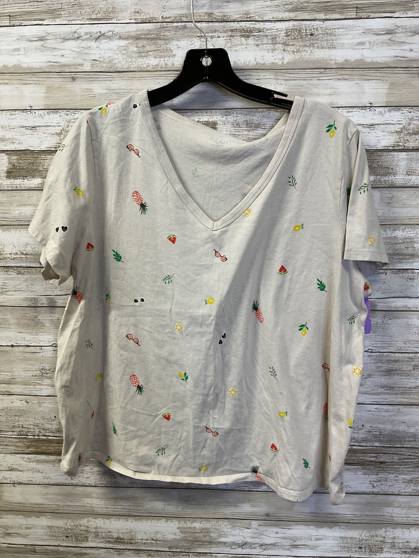 Top Ss Basic By Old Navy In Tan, Size:Xl