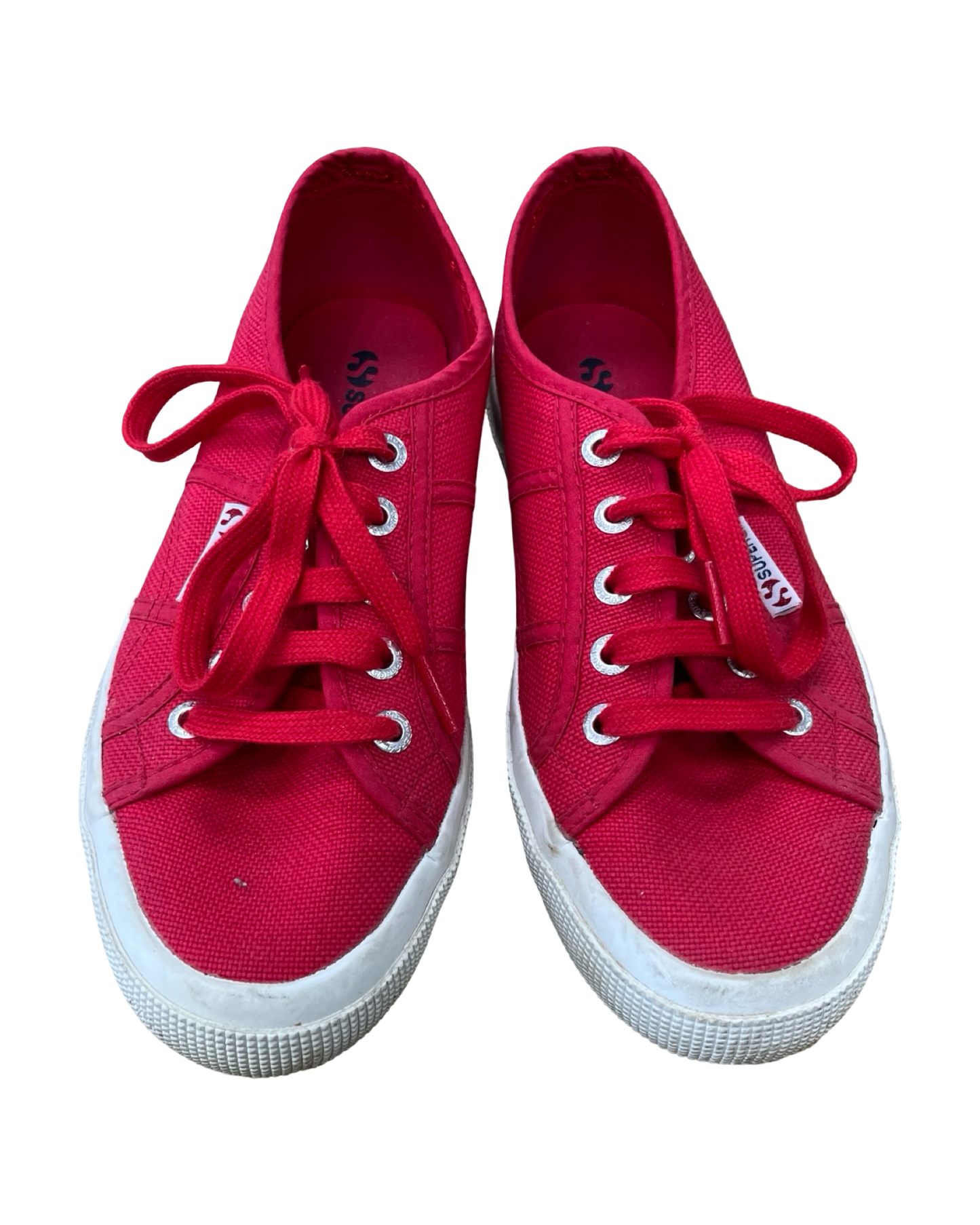 Shoes Sneakers By Superga In Red, Size:6.5