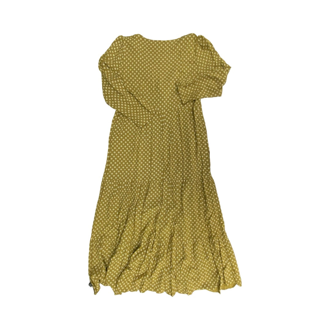 Dress Casual Maxi By Madewell In Floral Print, Size:4