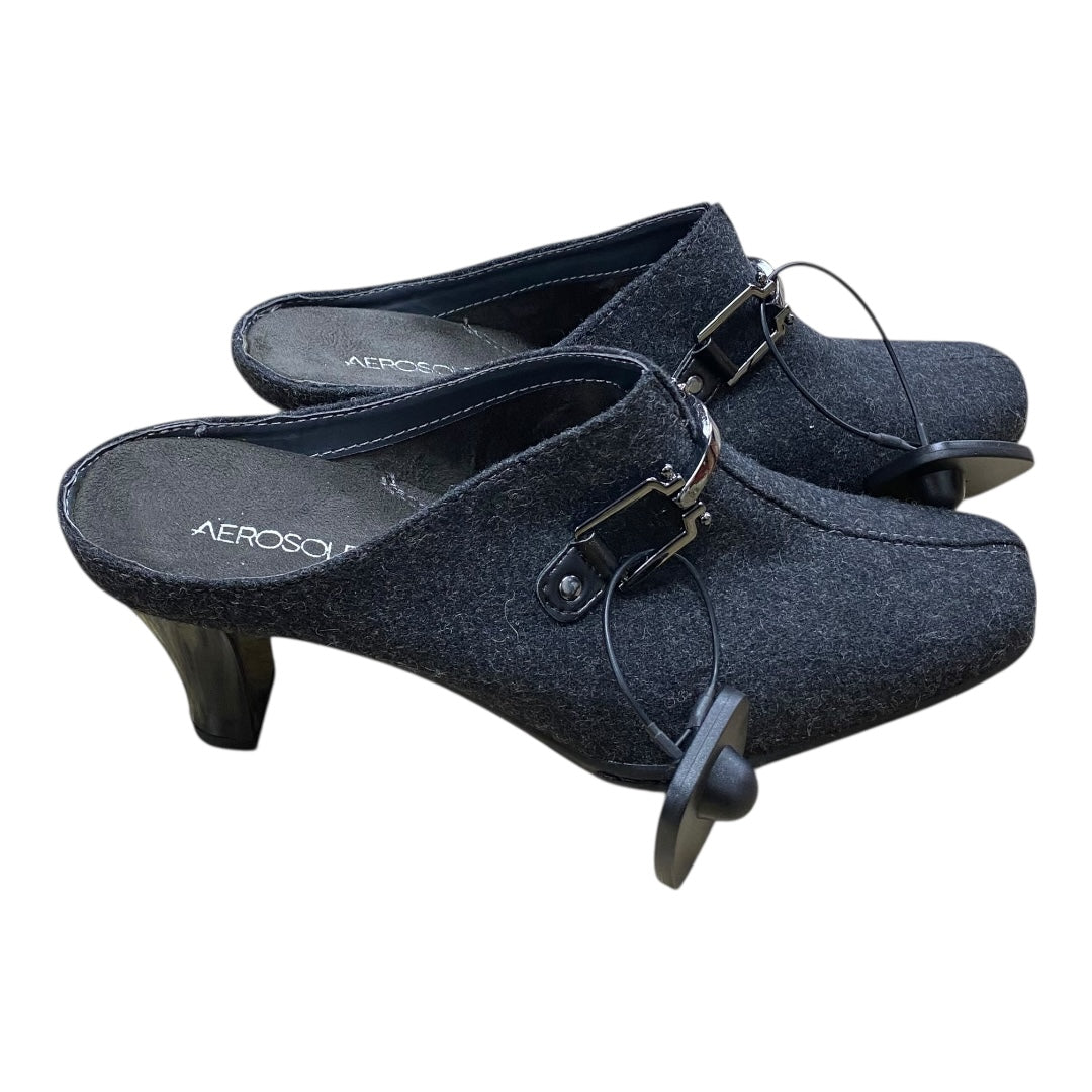 Shoes Heels Block By Aerosoles In Grey, Size:8.5