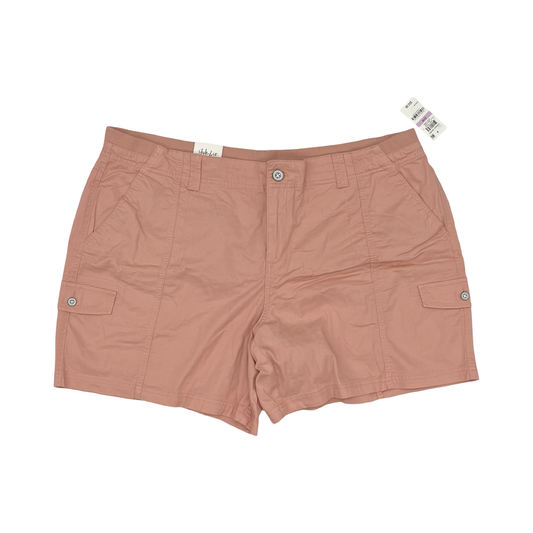 Shorts By Style And Company In Peach, Size:22