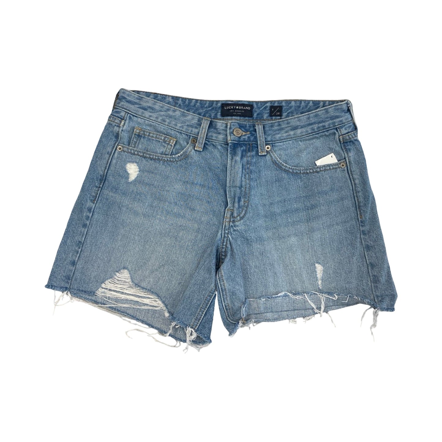 Shorts By Lucky Brand In Blue Denim, Size:6