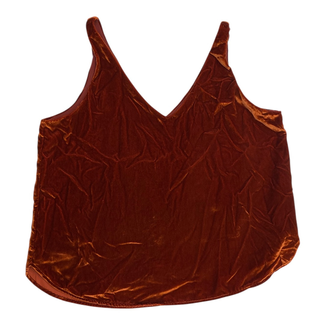 Top Sleeveless By Loft In Orange, Size:Lp