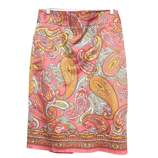 Skirt Maxi By Charter Club In Paisley Print, Size:6
