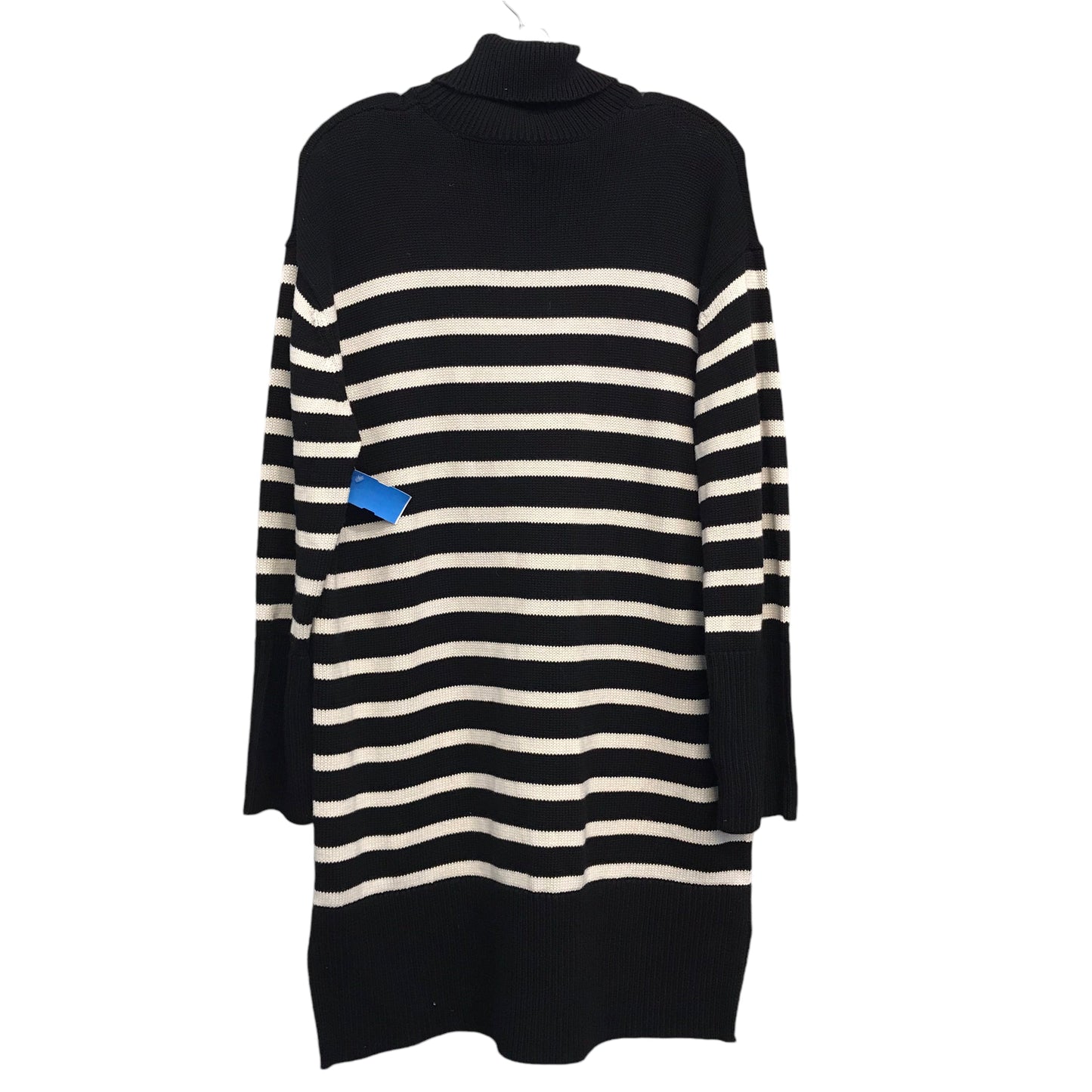 Dress Sweater By Gap In Black & Cream, Size:M