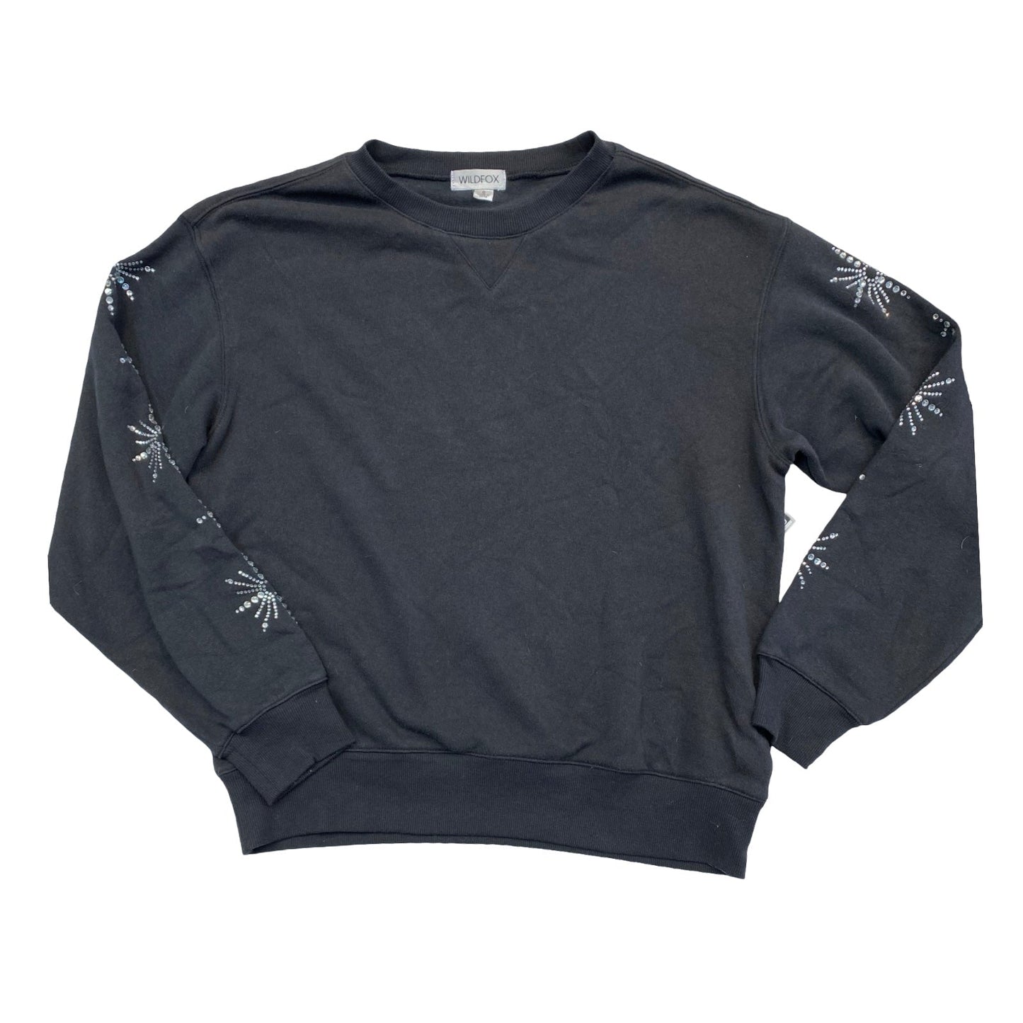 Sweatshirt Crewneck By Wildfox In Black, Size:S