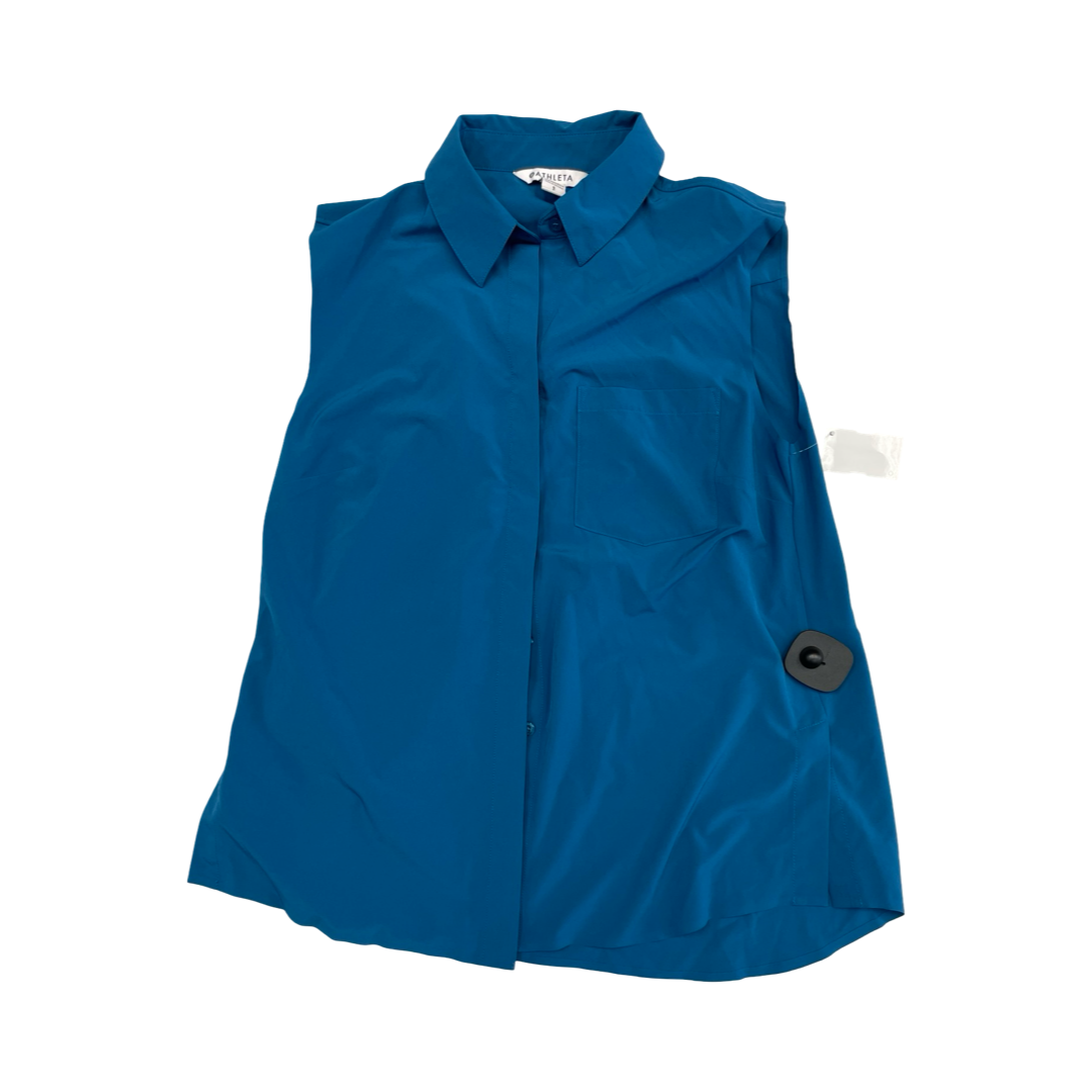 Athletic Tank Top By Athleta In Teal, Size:S