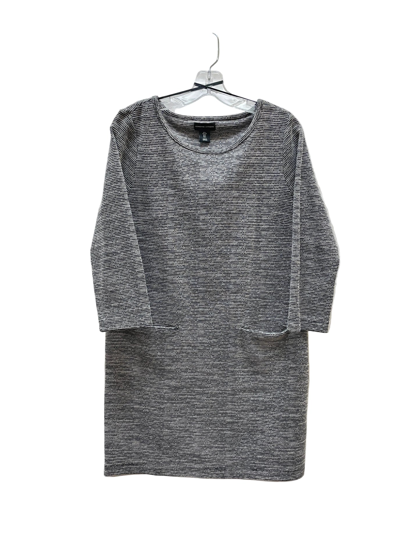 Dress Work By Adrienne Vittadini In Black & White, Size:L