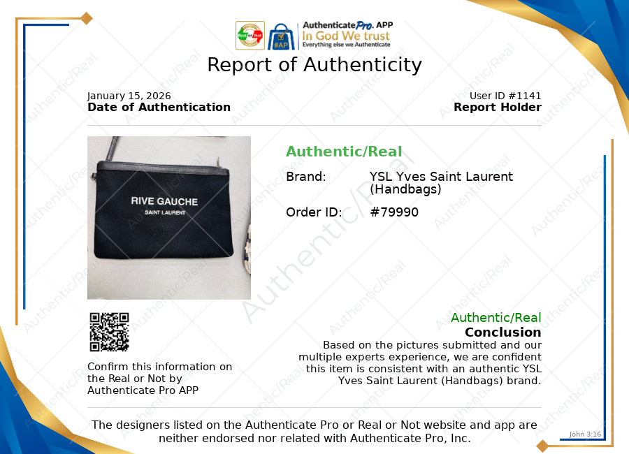 Clutch Luxury Designer By Yves Saint Laurent In Black & White, Size:Large