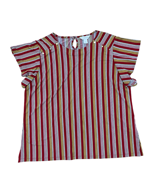 Top Ss By Liz Claiborne In Multi, Size:Xl