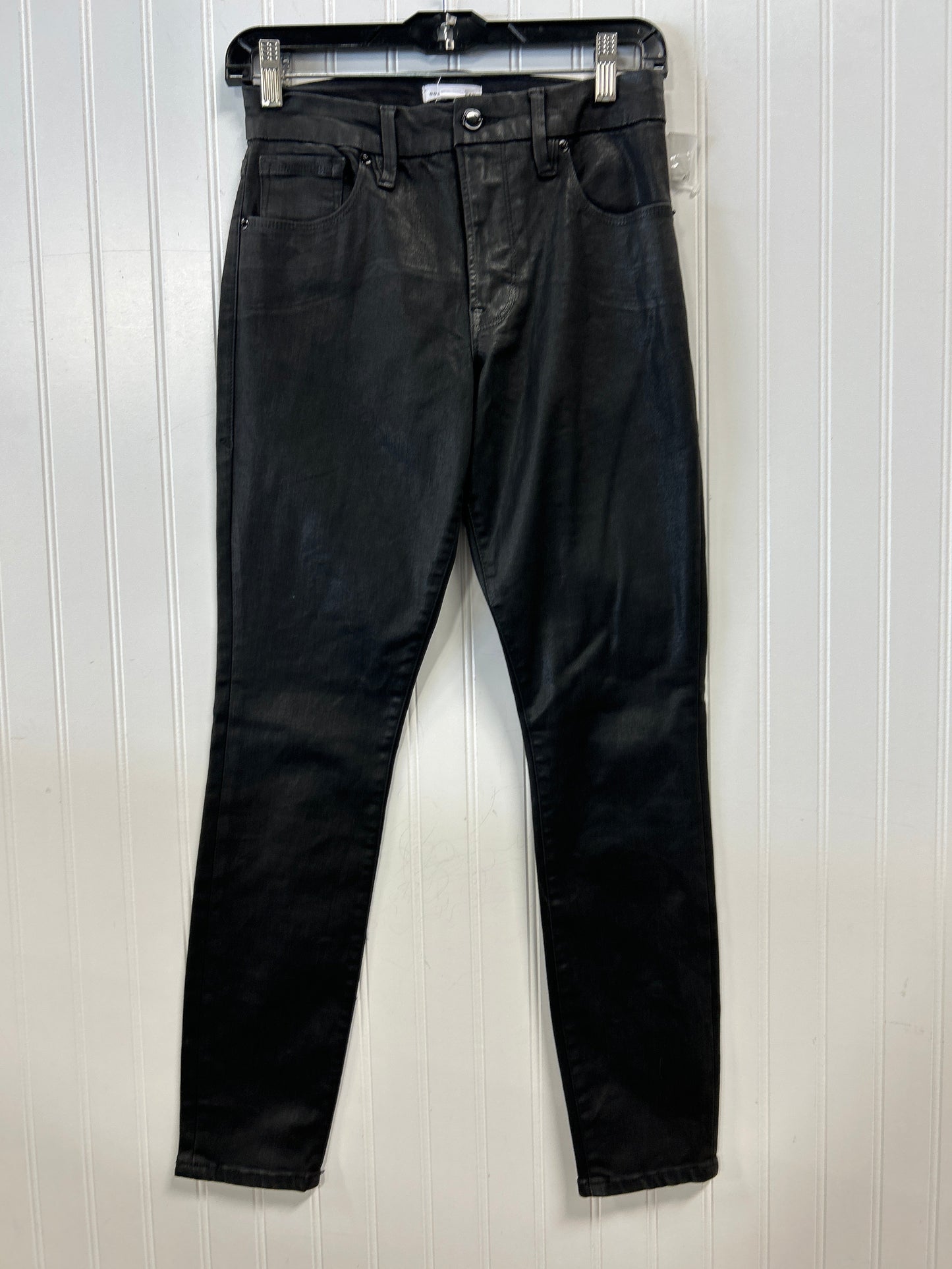 Jeans Skinny By Good American In Black Denim, Size:6
